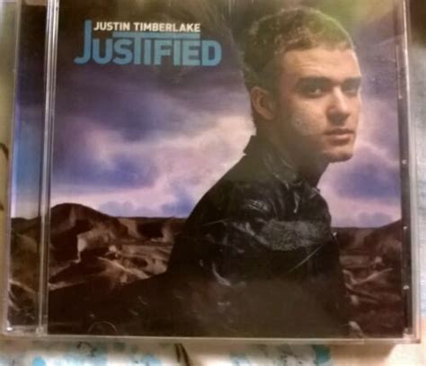 JUSTIN TIMBERLAKE - JUSTIFIED CD ALBUM 2002 with poster.Incl. CRY ME A ...