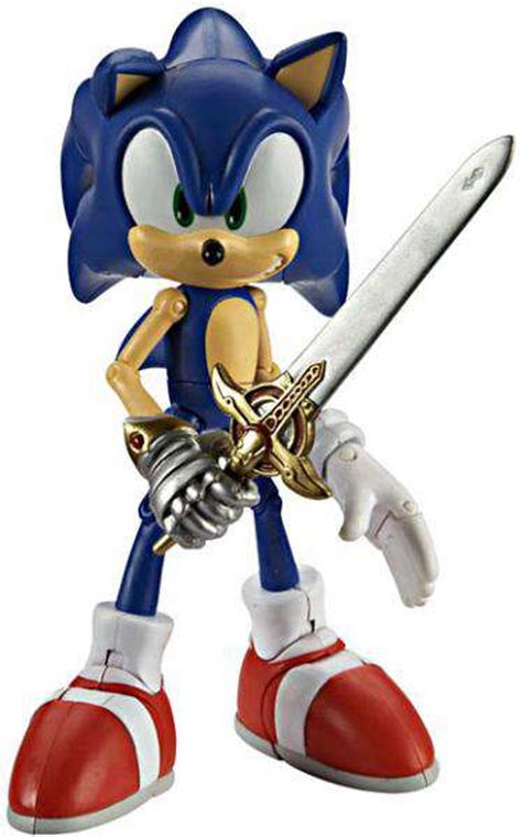 Sonic The Hedgehog Sonic and the Black Knight Sonic the Hedgehog 5 Action Figure With Sword ...