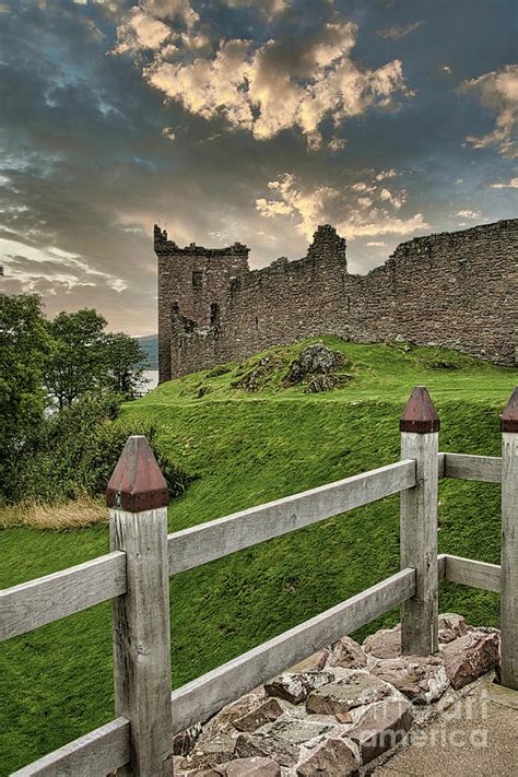 Sunset Urquhart Castle Scotland Photograph by Chuck Kuhn - Fine Art America