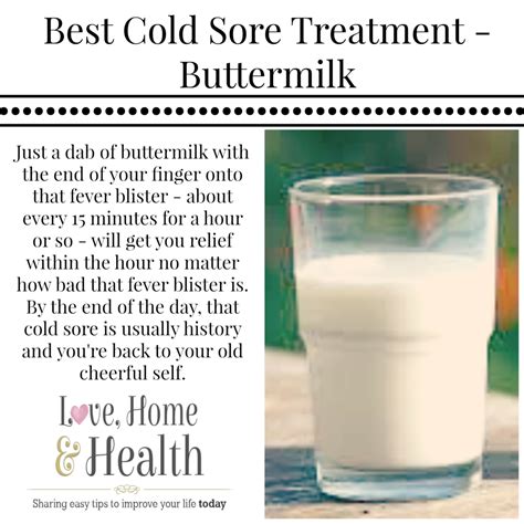 Home Remedy: Cold Sores, Fever Blisters - Love, Home and Health