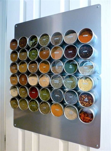 Magnetic Spice Rack | Magnetic spice racks, Ikea spice rack, Diy spice rack