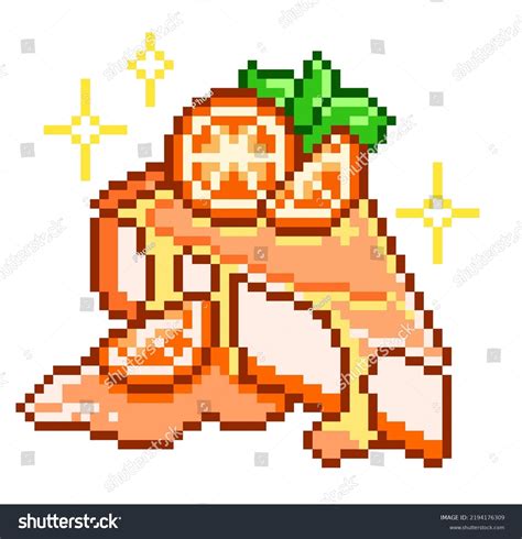 Cake Pixel Art On White Background Stock Vector (Royalty Free) 2194176309 | Shutterstock