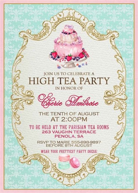 Royal Party Invitation Wording