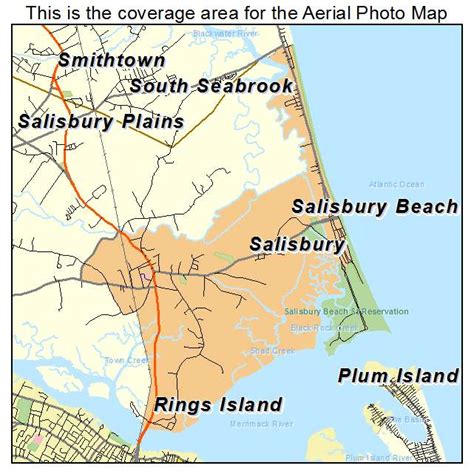 Aerial Photography Map of Salisbury, MA Massachusetts