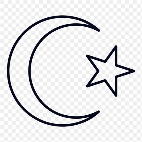 Muslim Moon And Star Symbol