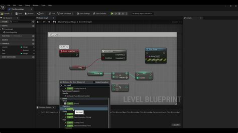 UE5 Blueprints Tutorial 006-12 Create Node: Operator / Not Equal ノードの作成 ...