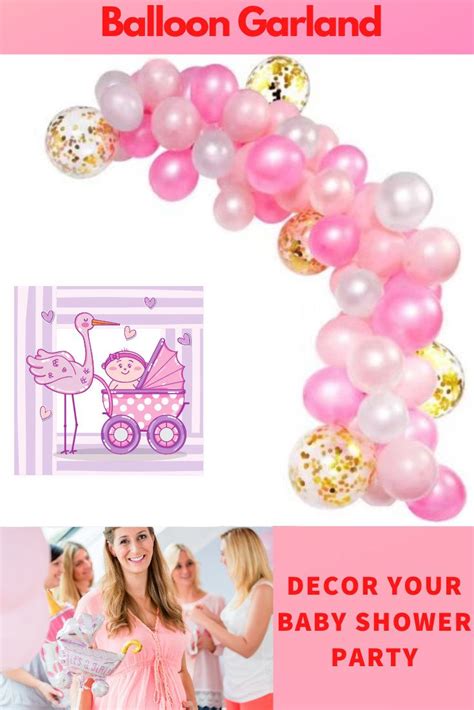 Pink Balloon Garland Kit Pink Balloon Backdrop Kit Baby - Etsy | Pink ...