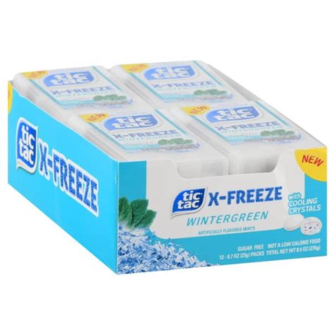 TIC TAC X-FREEZE MINT WINTERGREEN 12/.7oz - Walmart.com - Walmart.com