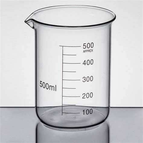 Libbey 56806 Chemistry Bar 17 oz. (500 mL) Beaker Glass - 6/Case