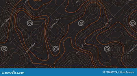 Abstract Topography Style Banner Design Stock Vector - Illustration of cartography, land: 277803174