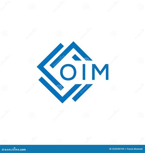 OIM Letter Logo Design on White Background. OIM Creative Circle Letter Logo Concept. OIM Letter ...