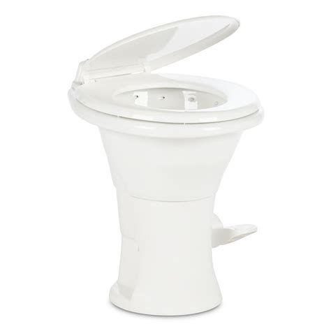 Dometic™ Sealand 310 RV Bathroom Toilet - Porcelain - Foot Flush - White