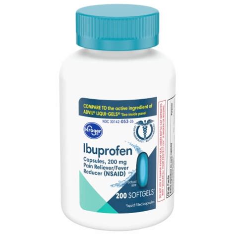 Kroger® Ibuprofen Softgels 200mg, 200 ct - QFC