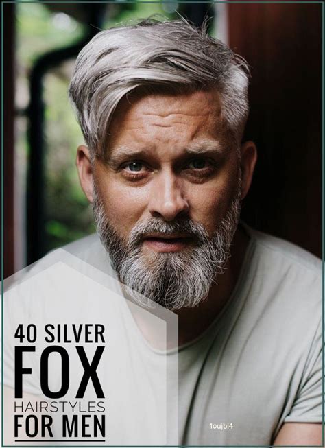 40 Amazing Silver Fox Hairstyles For Men | Mens hairstyles, Grey hair men, Hair and beard styles