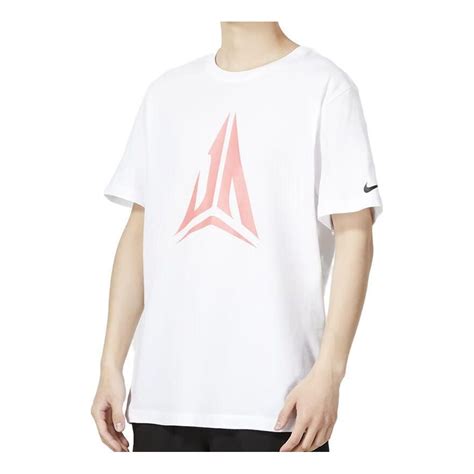 Nike Ja Morant Logo T-Shirt 'White' FD0057-100-KICKS CREW