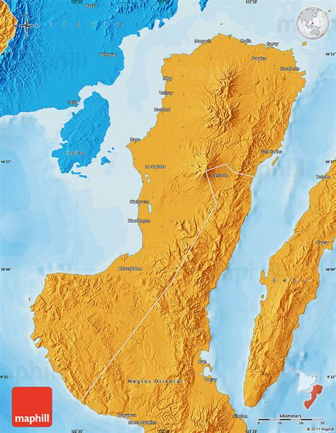 Political Map of Negros Occidental