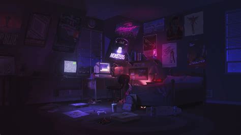 Retro Room [1920x1080] : r/wallpaper