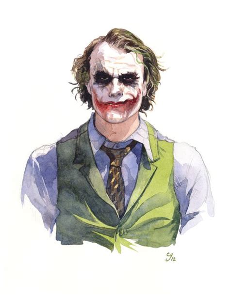 How To Draw Joker Heath Ledger - Statementmath12