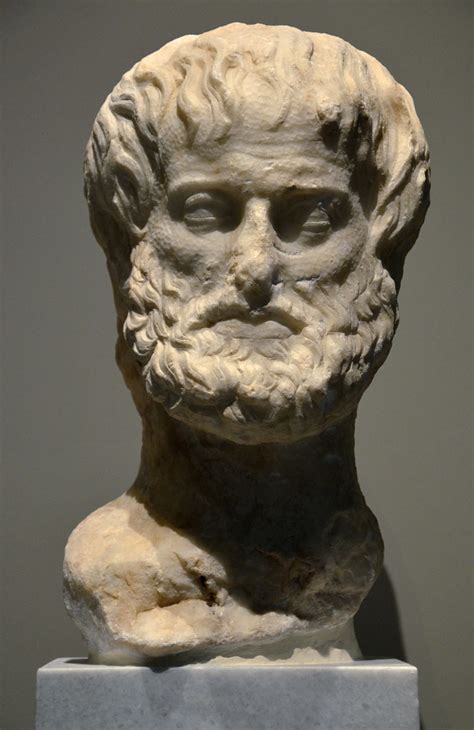 Double-sided herm of the philosopher Aristotle, Roman copy… | Flickr