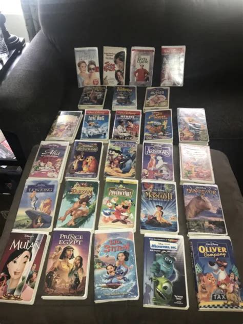 27 DISNEY VHS Tapes Clamshell Classics Kids Family Movies Lion King Herbie Mulan £61.37 ...