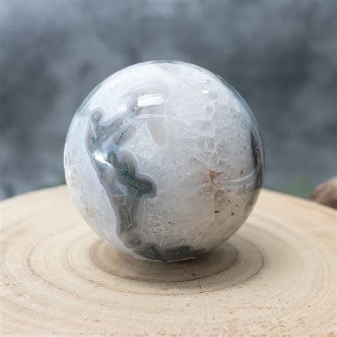 Moss Agate Sphere - Rocks – Crystals – Fossils – Jewellery – Canada's ...