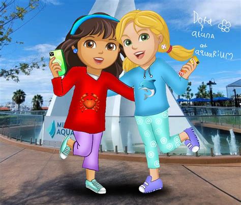 Dora and alana at the aquarium by Brittanywalton28 on DeviantArt