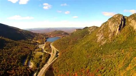 fall in NH - Franconia Notch w/ Echo Lake - YouTube