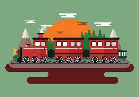 Steam Train Illustration 152776 Vector Art at Vecteezy