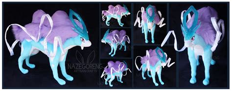 Suicune Custom Plush by NazFX on DeviantArt