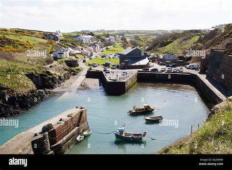 Porthgain harbour, Pembrokeshire, West Wales Stock Photo - Alamy