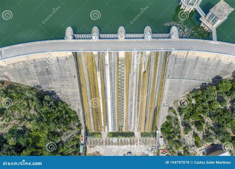 The View of the Dam of the Sau Reservoir, in the Ter River, in the ...