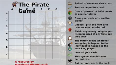 The Pirate Game - Paper free Version! | Teaching Resources