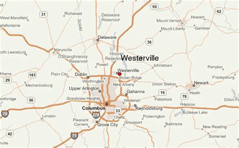 Westerville Location Guide | Maps Of Ohio