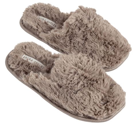 MorningSave: Laura Ashley Women's All Over Plush Memory Foam Slipper