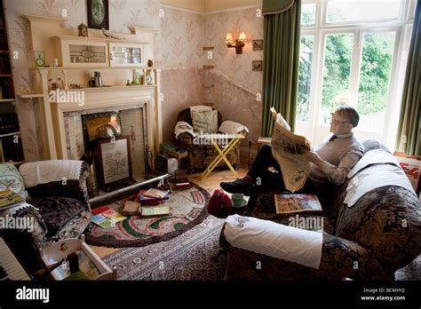 The Sitting Room in the World of James Herriot Museum Kirkgate Thirsk North Yorkshire Stock ...