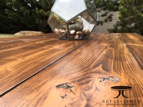 Custom Built Table in Antique Walnut Gel Stain | General Finishes ...