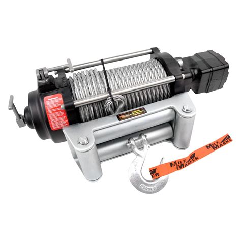 Mile Marker® 70-52000C - 12,000 lbs Hydraulic Winch With Discrete Solenoid