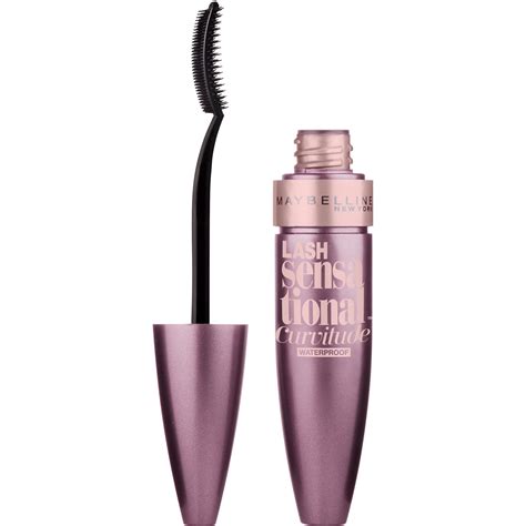 Maybelline Lash Sensational Curvitude Waterproof Mascara, Very Black, 0 ...