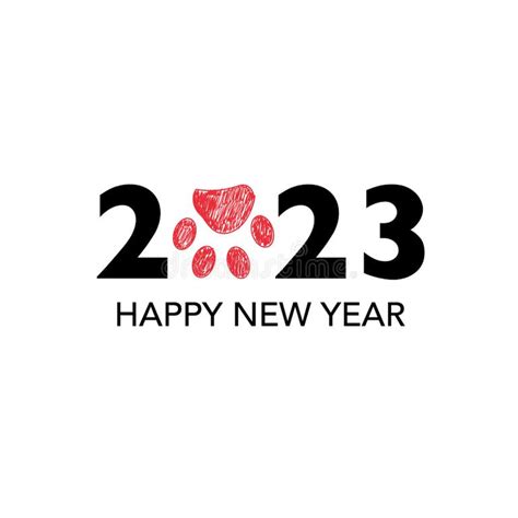 Happy New Year Dog 2023 Stock Illustrations – 162 Happy New Year Dog ...