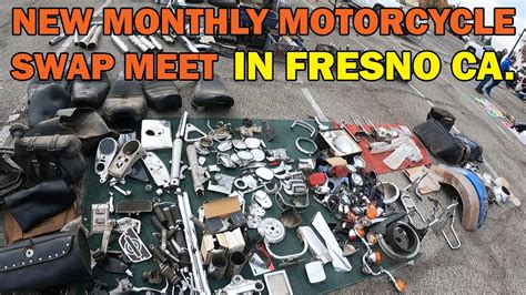 NEW MONTHLY MOTORCYCLE SWAP MEET IN FRESNO CA, - YouTube