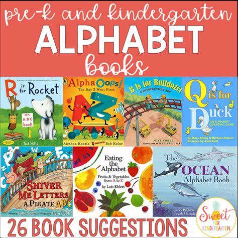 My Favorite Alphabet Books to Teach Letters and Sounds | Sweet for Kindergarten