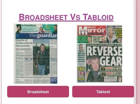 Tabloid or Broadsheet | 261 plays | Quizizz