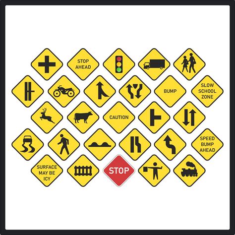 Road Sign Practice Test - 10 Free PDF Printables | Printablee