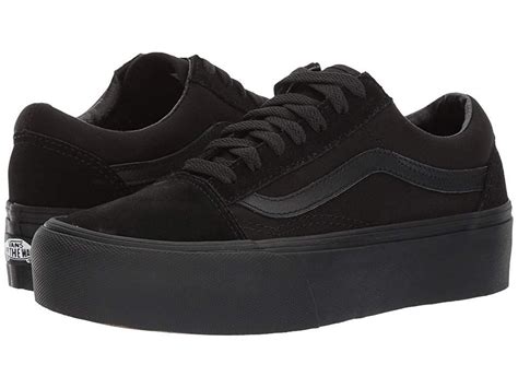 Unisex vans old skool platform + FREE SHIPPING | Vans platform sneakers, All black vans, Old ...