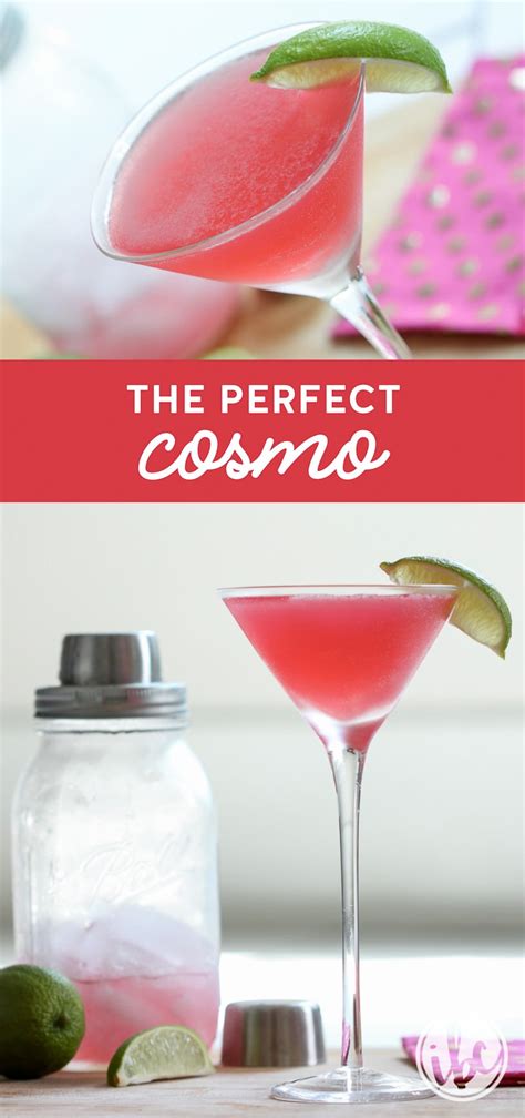 The Perfect Cosmo - A classic cosmopolitan cocktail drink recipe!