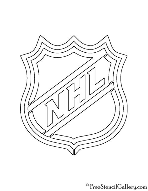 NHL Logo Stencil | Free Stencil Gallery