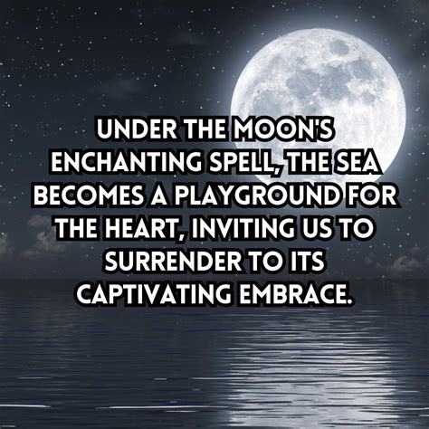 75+ Captivating Moon and Sea Quotes & Captions