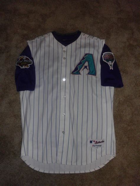 2001 World Series Arizona Diamondbacks Alternate Home Jersey | 2001 ...