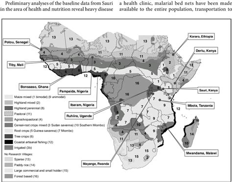 Locations of the Millennium Villages. Sauri, Kenya, and Koraro,... | Download Scientific Diagram