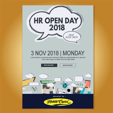 Open Day Flyer Template - Cards Design Templates